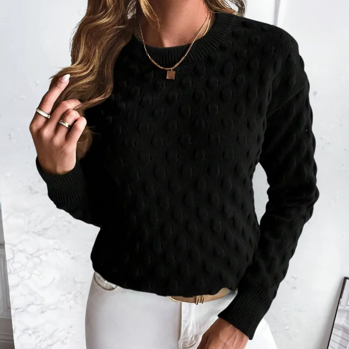Women’s Cable Knit Jumper | Crew Neck